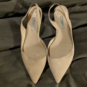 Mm lafleur federica suede slingback flats 39 8.5